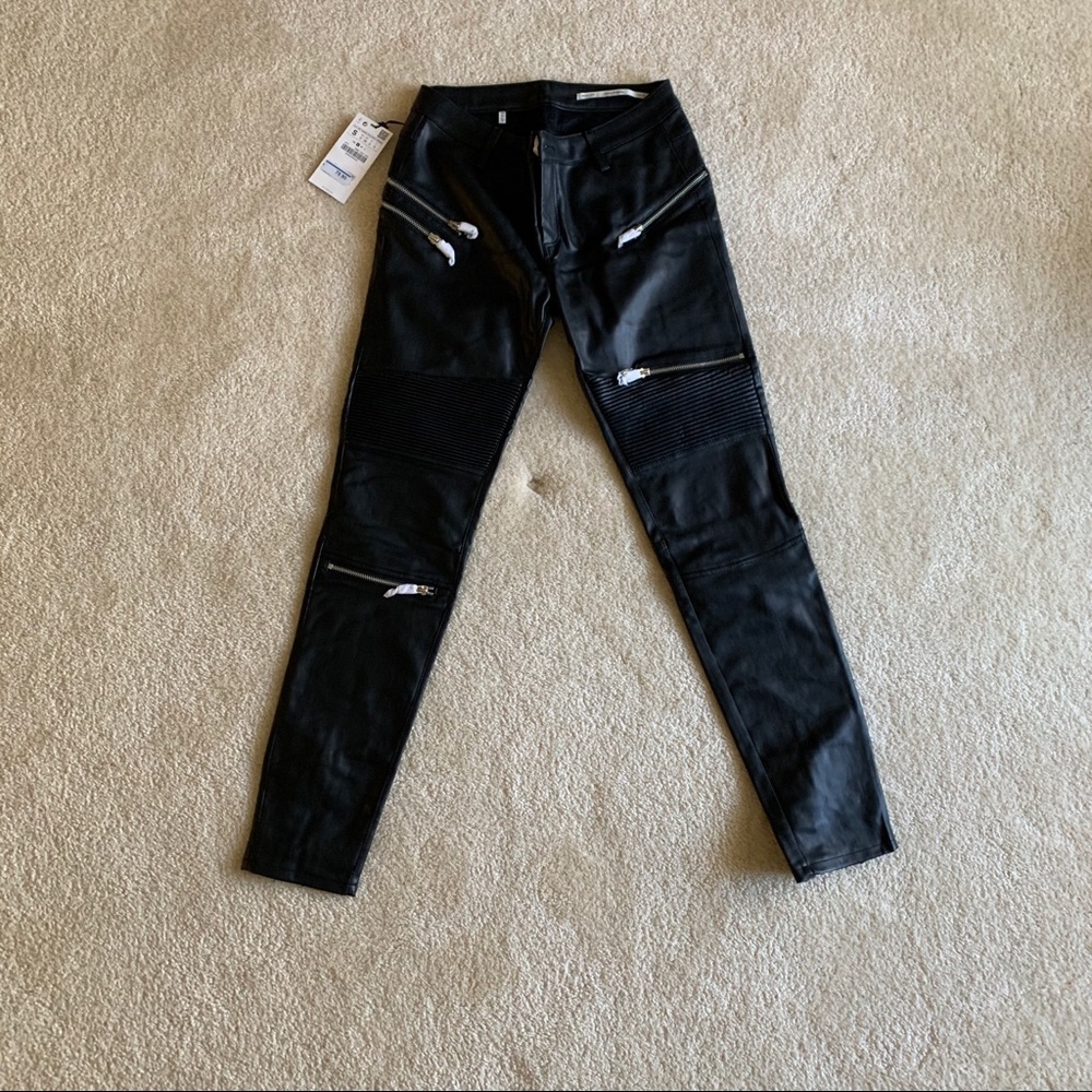 Zara leather pants